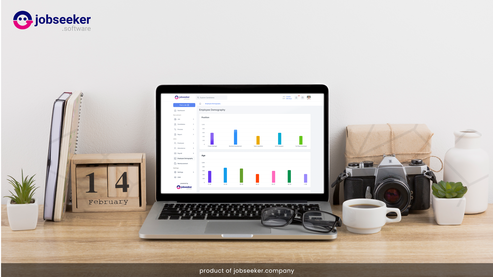 Ilustrasi HRMS Jobseeker Software